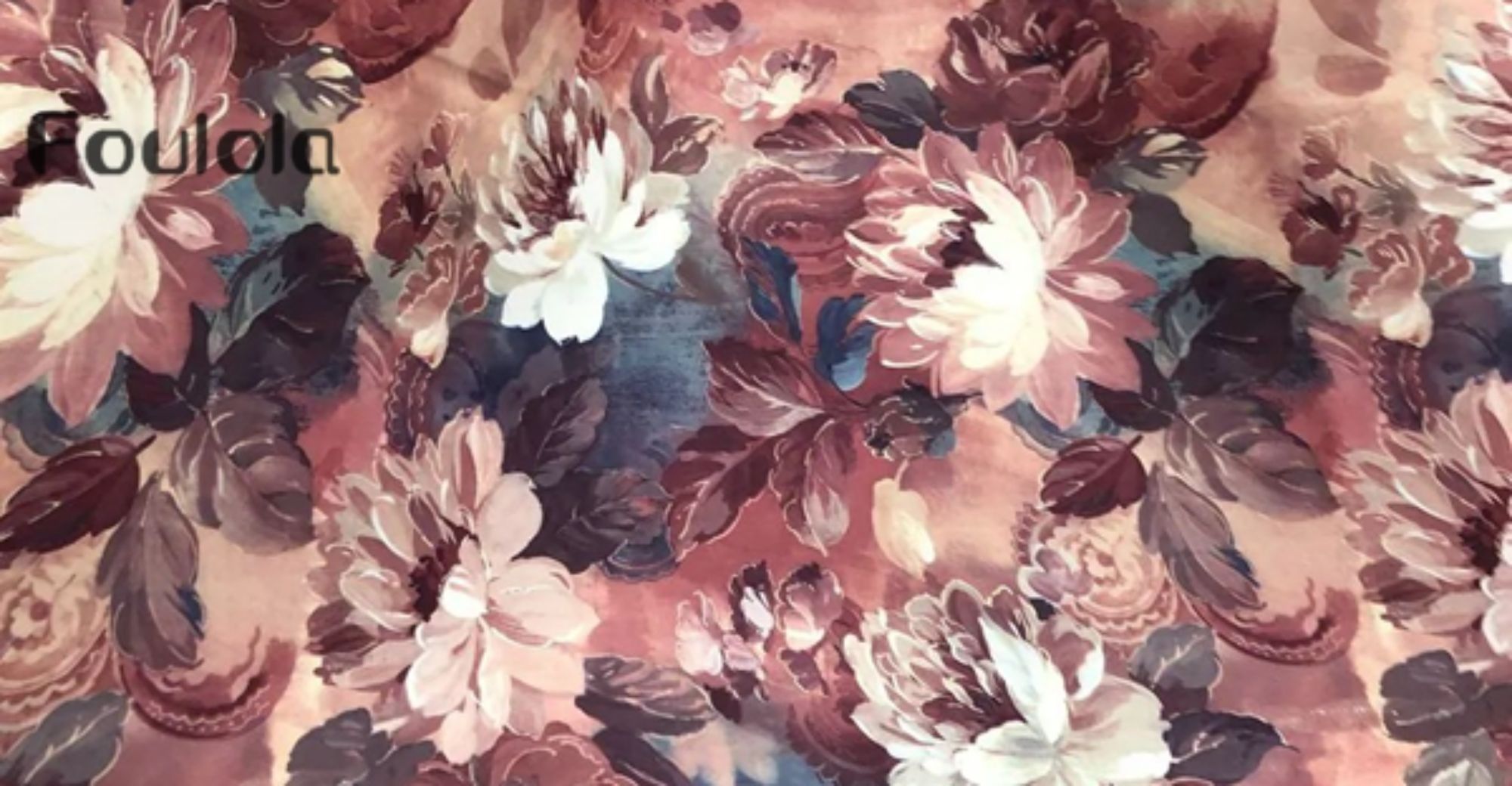 Two Sides Linen Fabric Print Designs Collection: Country Style