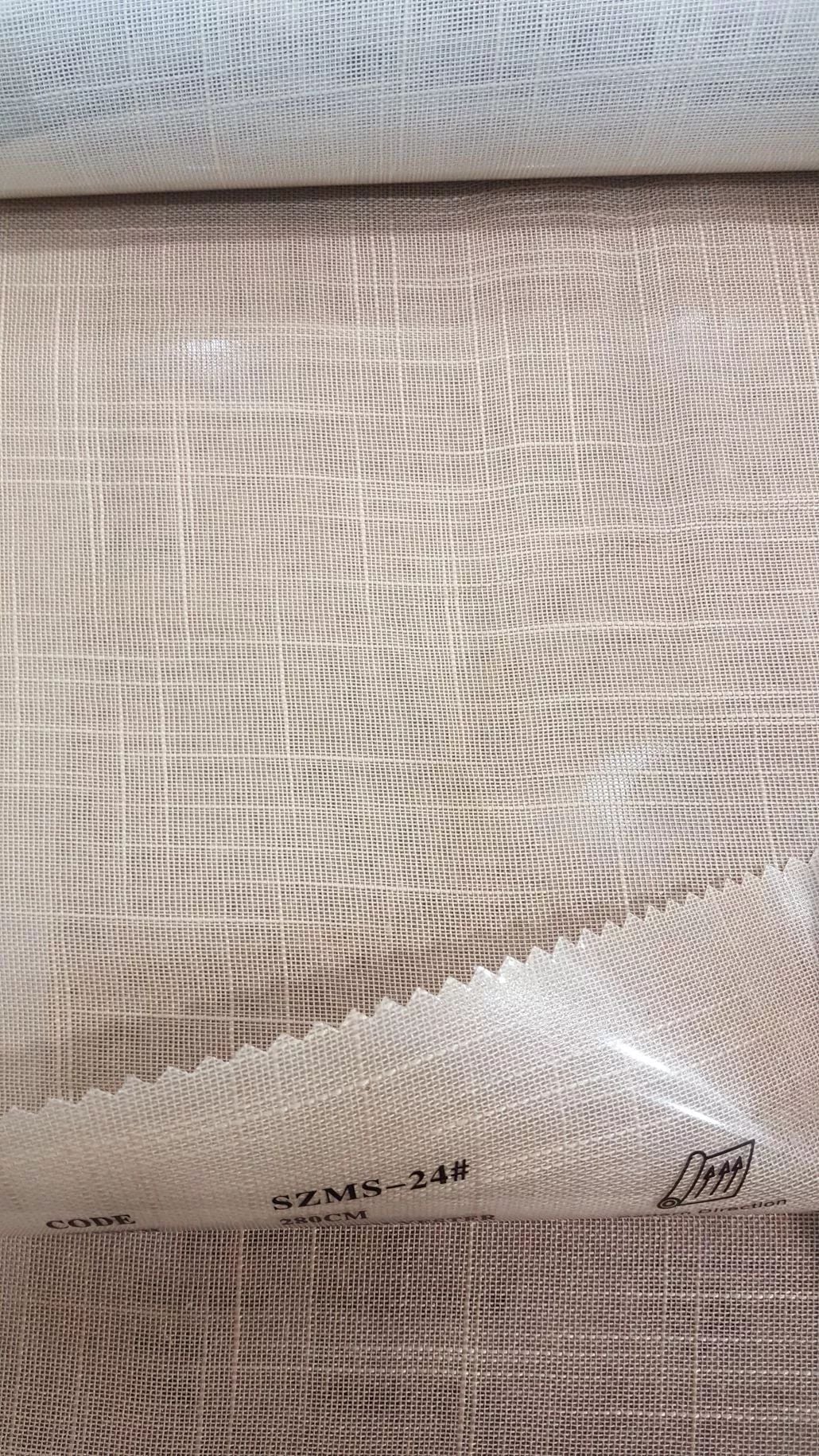 28 Foulola News: SZMS# Series, Cotton/ Polyester Sheer Curtain manufacture