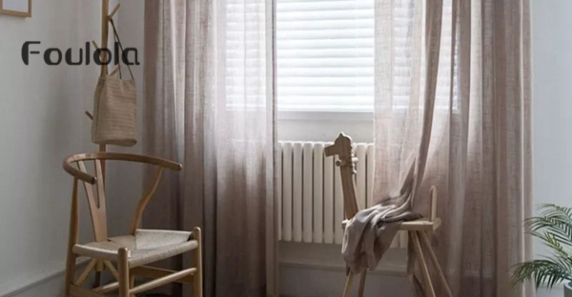 Foulola News: SZMS# Series, Cotton/ Polyester Sheer Curtain