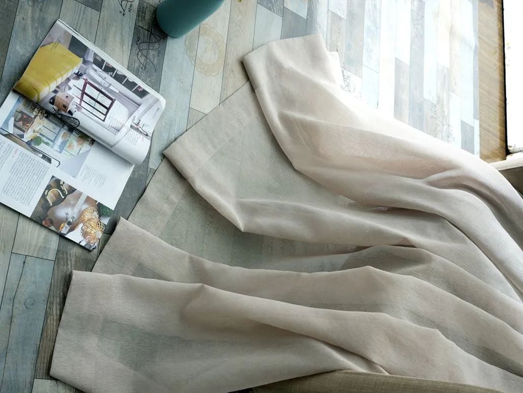 31 Foulola News: DLM Linen Sheer,6 colors, 3.0m Width supplier
