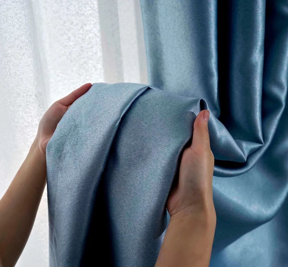 65 Foulola News: 2.8m DY/34# Series, Embossed Linen Style Blackout factory