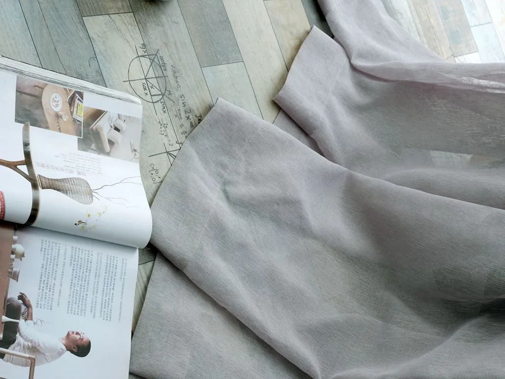44 Foulola News: DLM Linen Sheer,6 colors, 3.0m Width details