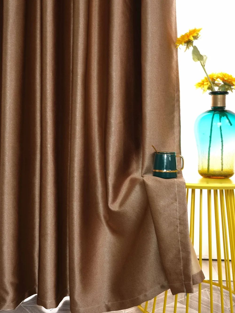 63 Foulola News: 2.8m DY/34# Series, Embossed Linen Style Blackout manufacture