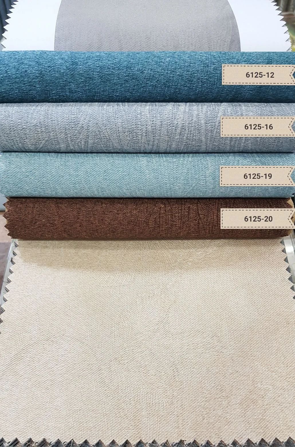86 Foulola News: 2.8m DY/34# Series, Embossed Linen Style Blackout factory