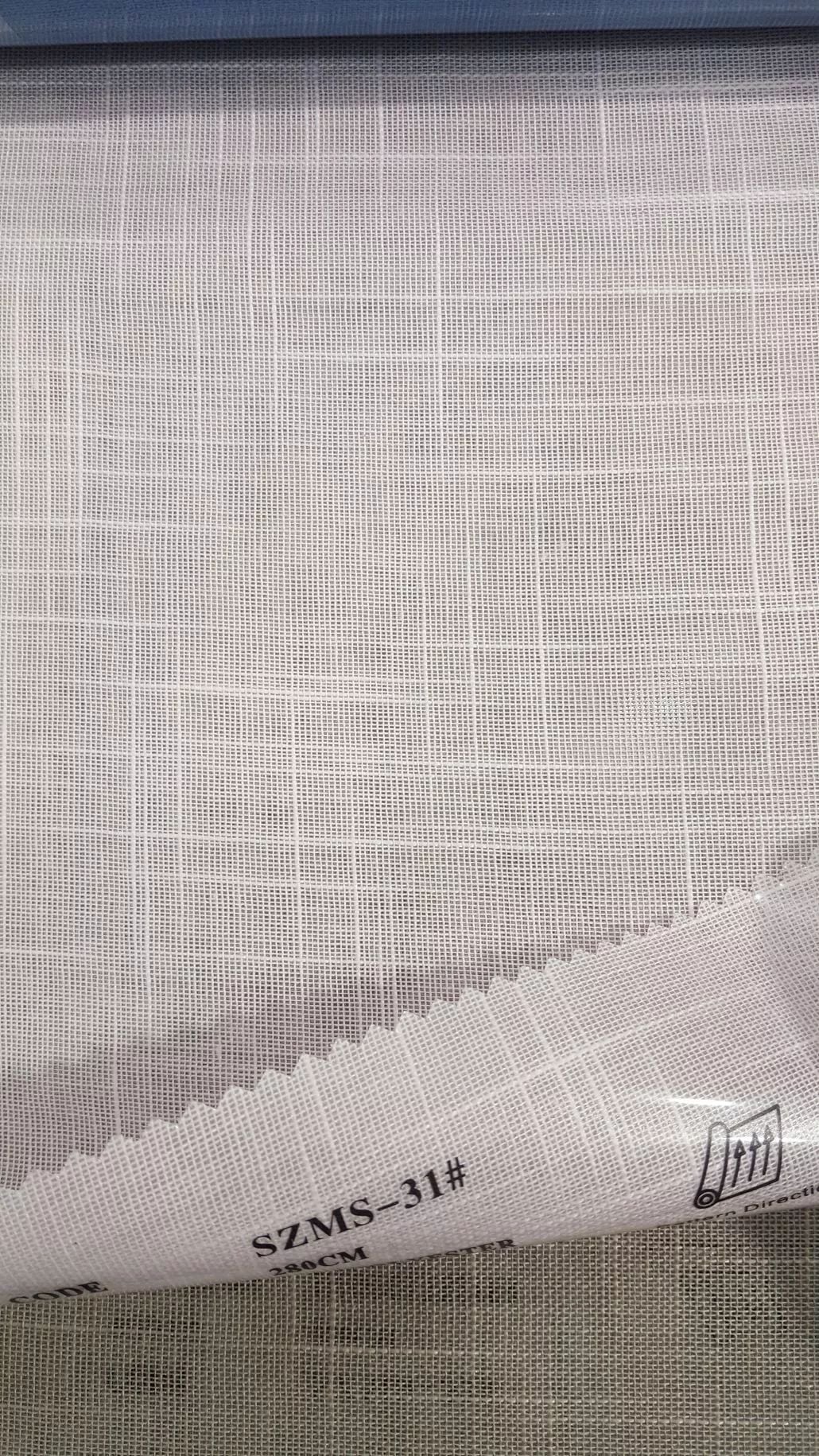 35 Foulola News: SZMS# Series, Cotton/ Polyester Sheer Curtain factory