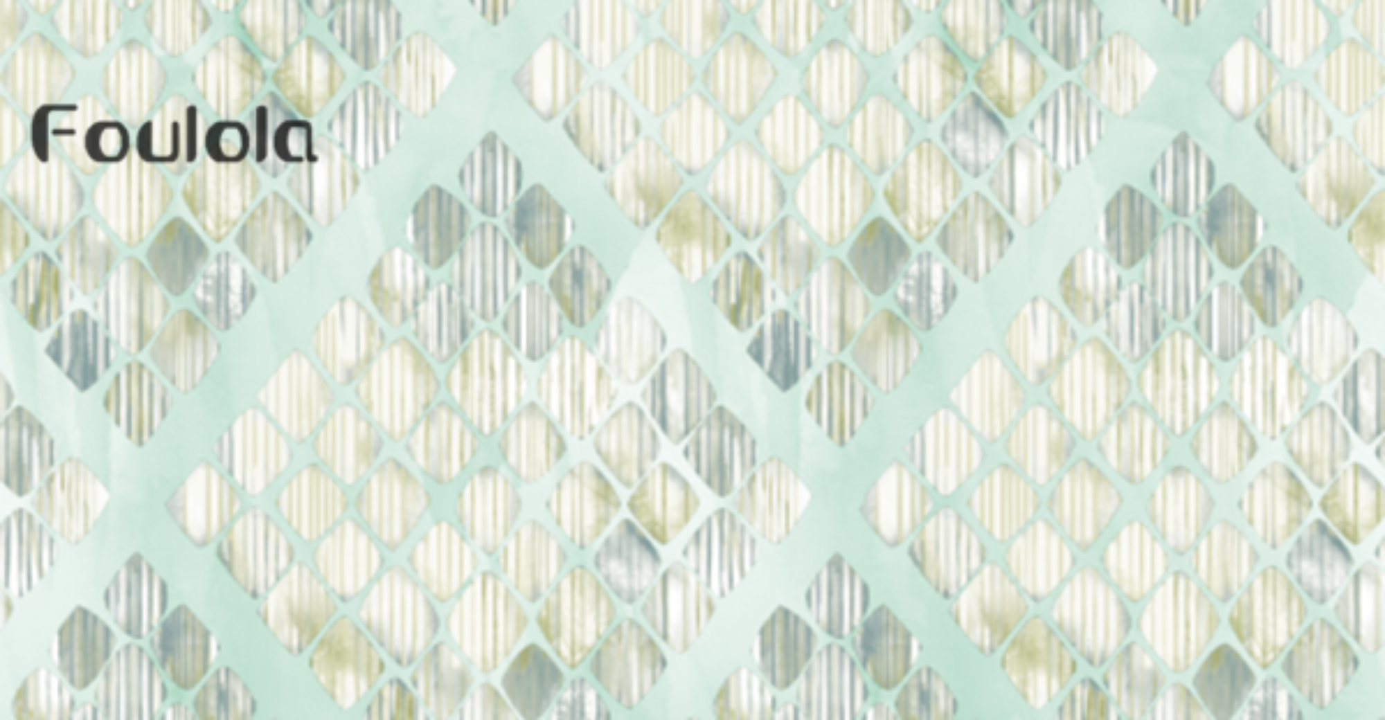 Two Sides Linen Fabric Print Designs Collection: Abstract Style