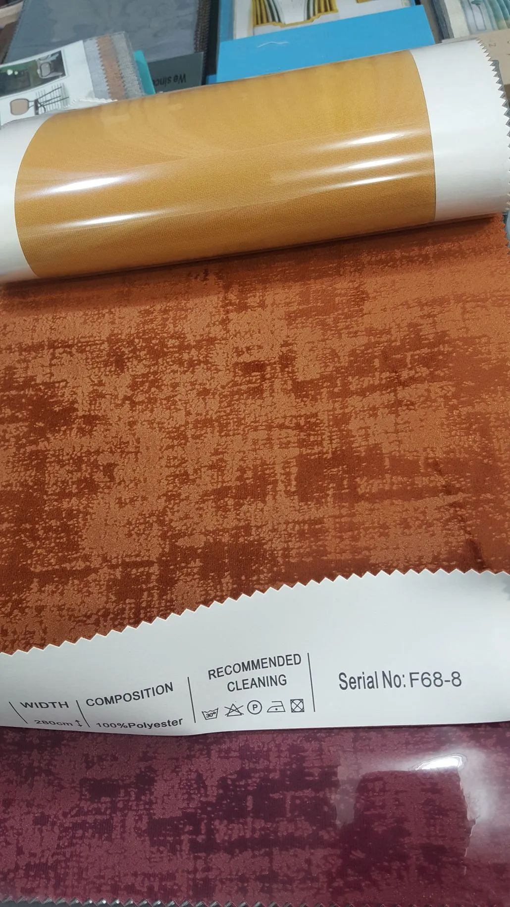20 Foulola News:Velvet 68# Series, Dull(Matt) Face Sofa fabric details