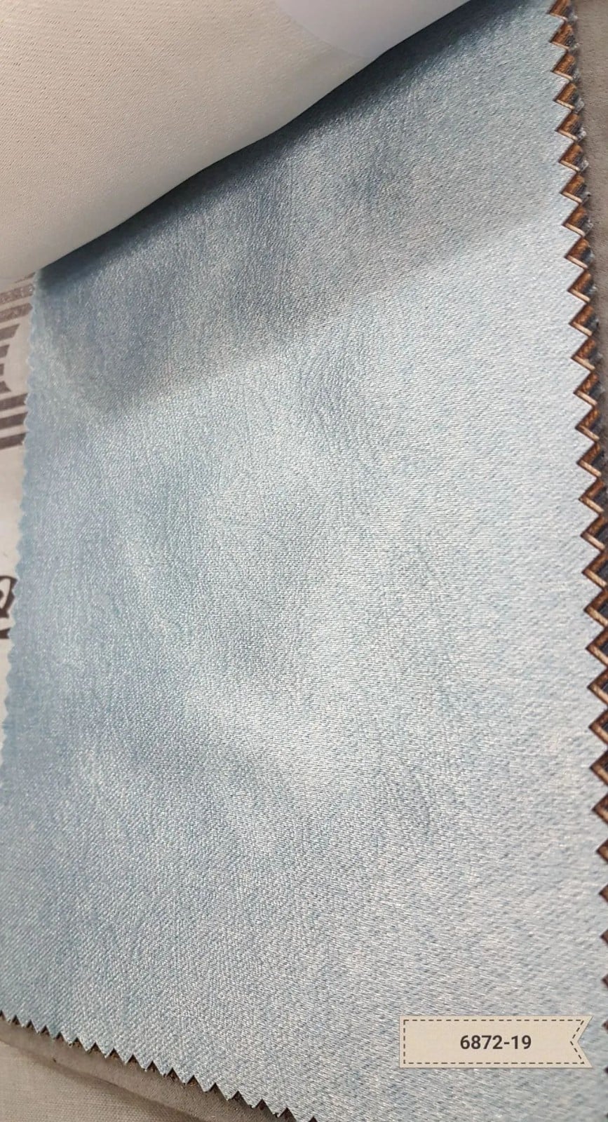 144 Foulola News: 2.8m DY/34# Series, Embossed Linen Style Blackout factory