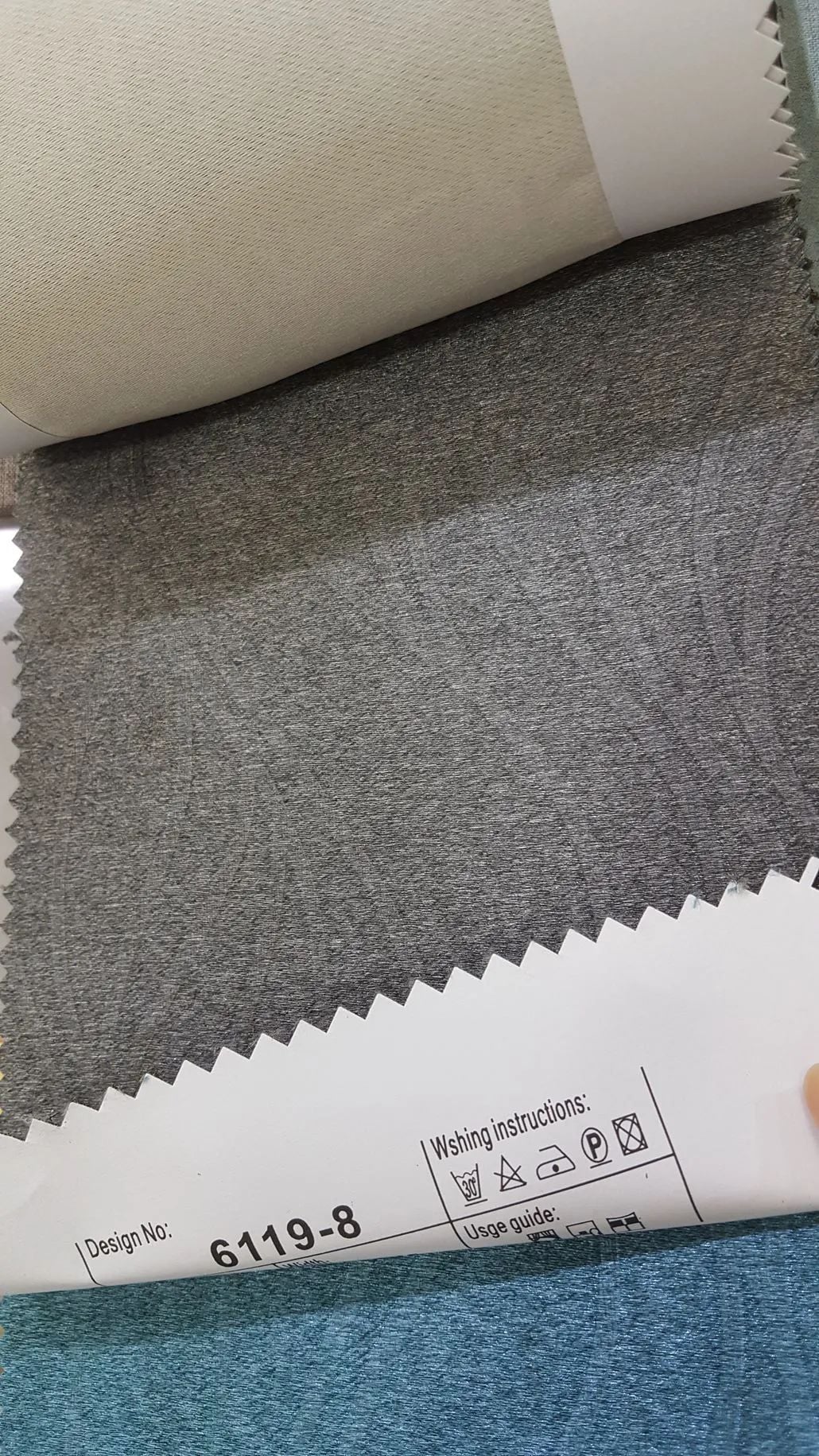 120 Foulola News: 2.8m DY/34# Series, Embossed Linen Style Blackout manufacture