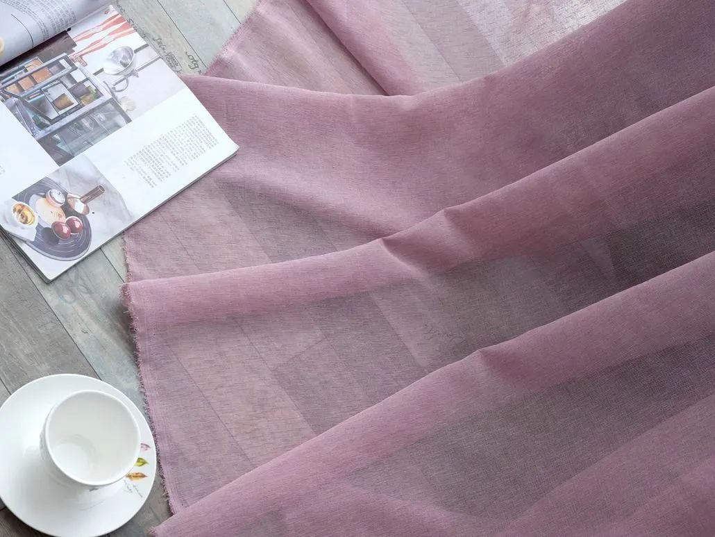 58 Foulola News: DLM Linen Sheer,6 colors, 3.0m Width manufacture