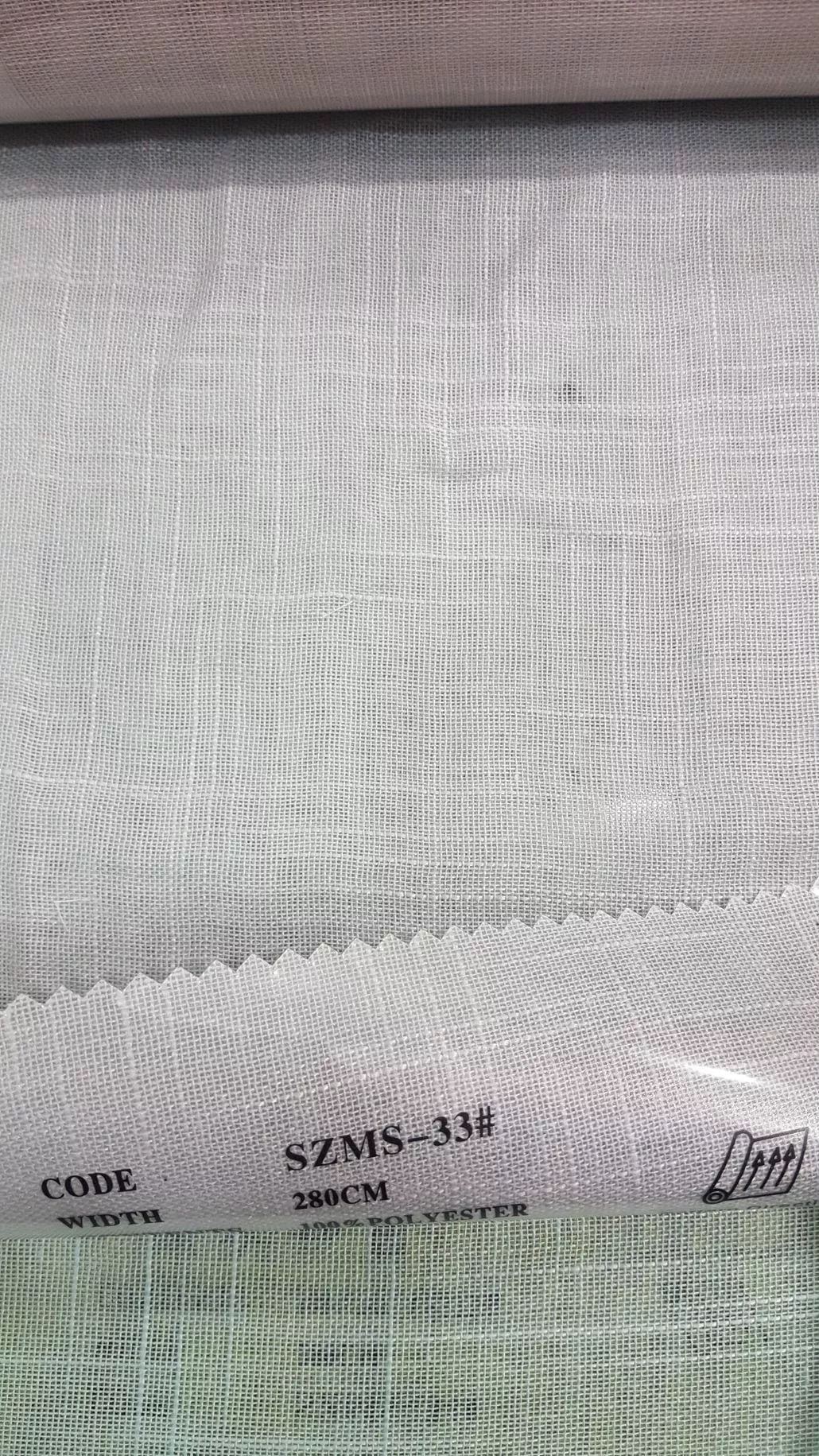 37 Foulola News: SZMS# Series, Cotton/ Polyester Sheer Curtain details