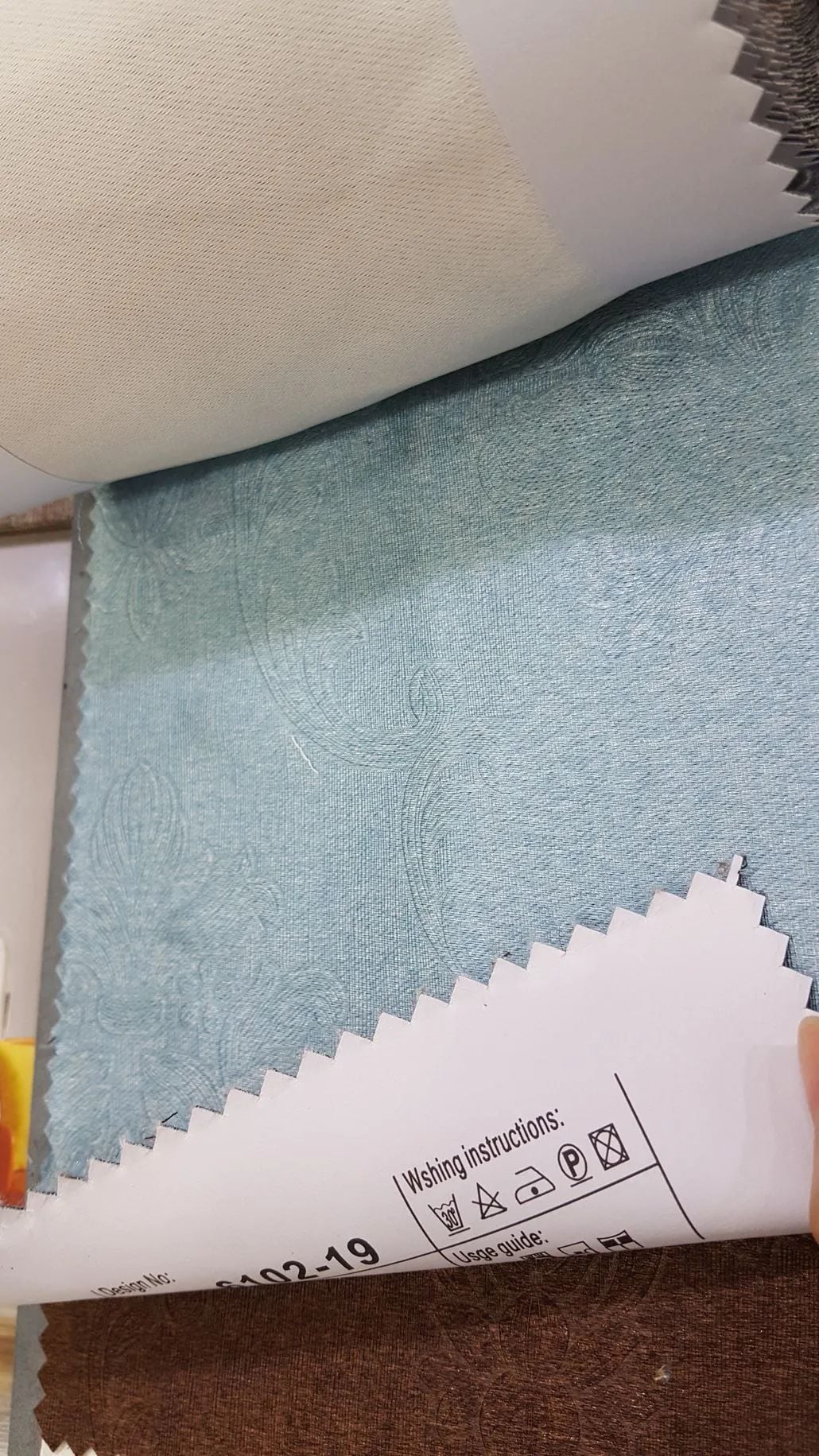 134 Foulola News: 2.8m DY/34# Series, Embossed Linen Style Blackout manufacture