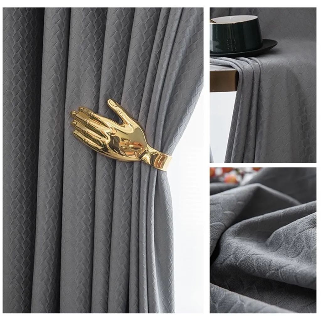 2 Foulola News: 147# Series Blackout Luxury Velvet Curtain details