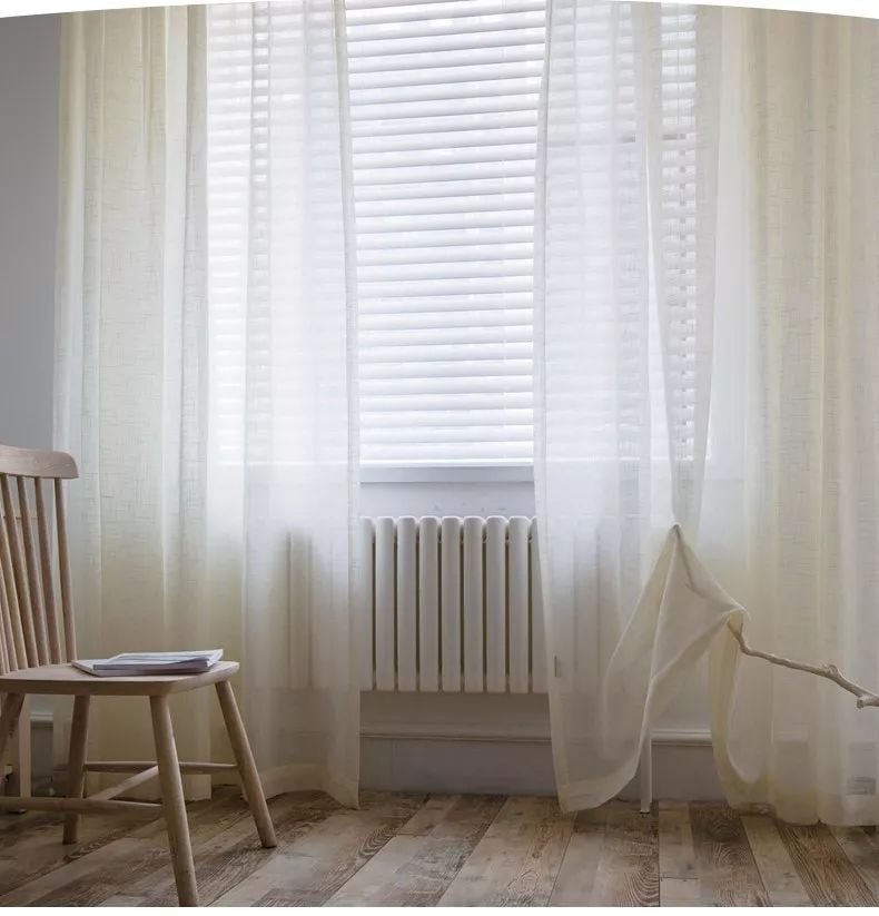 12 Foulola News: SZMS# Series, Cotton/ Polyester Sheer Curtain supplier