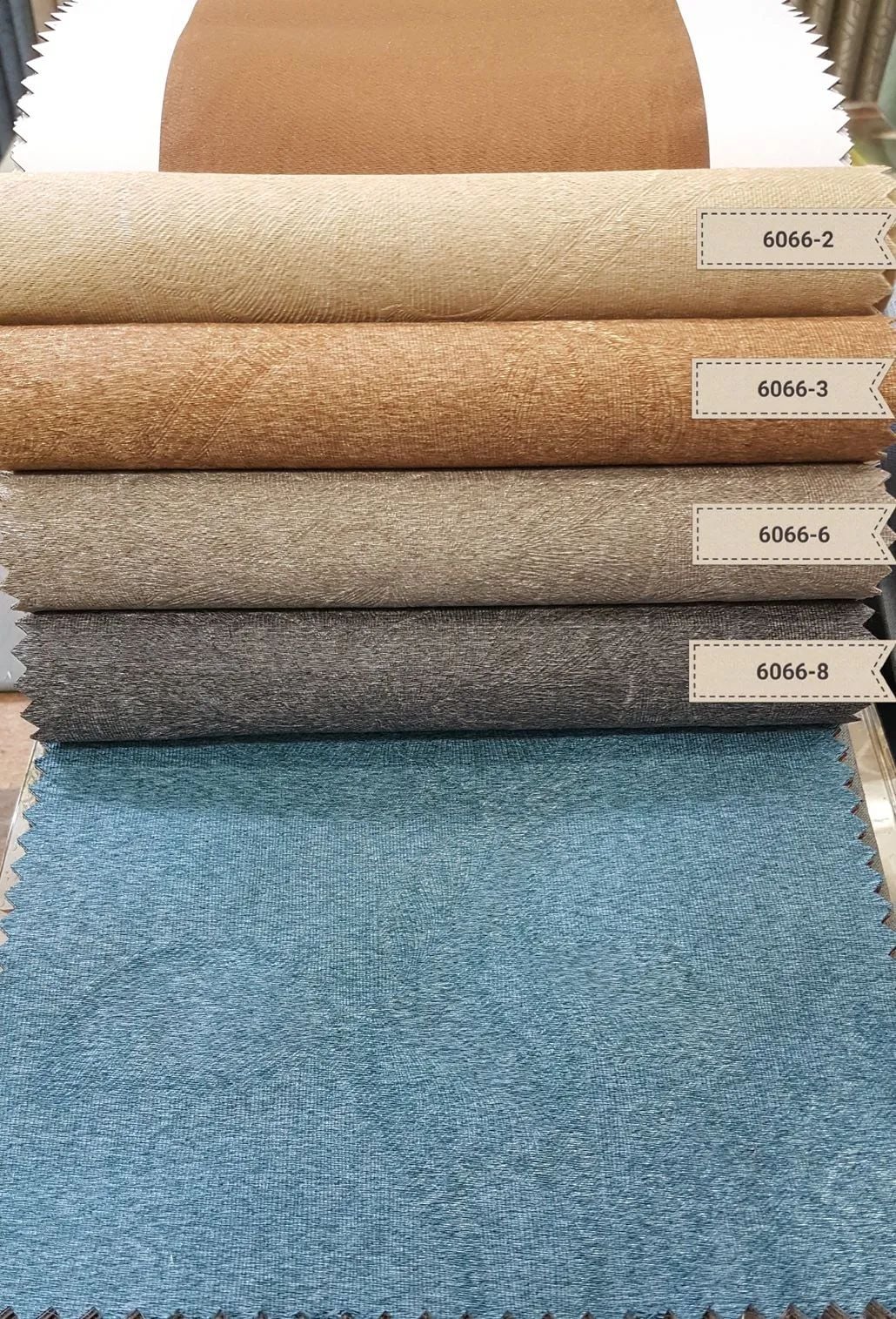 95 Foulola News: 2.8m DY/34# Series, Embossed Linen Style Blackout factory