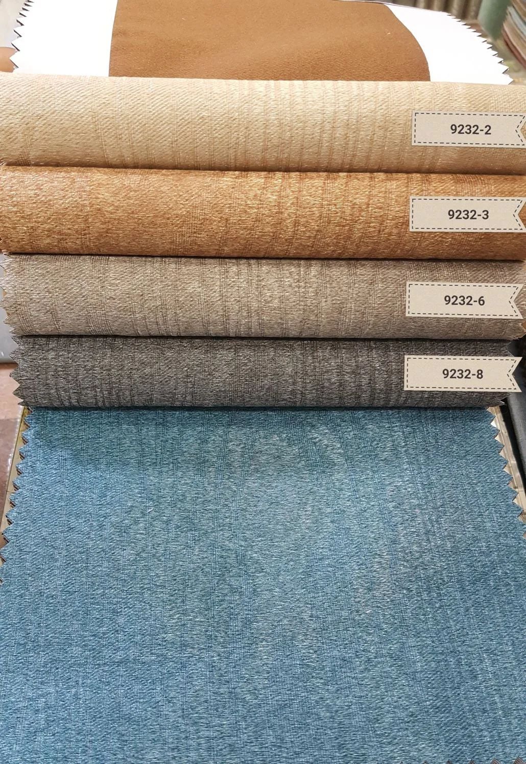 75 Foulola News: 2.8m DY/34# Series, Embossed Linen Style Blackout details