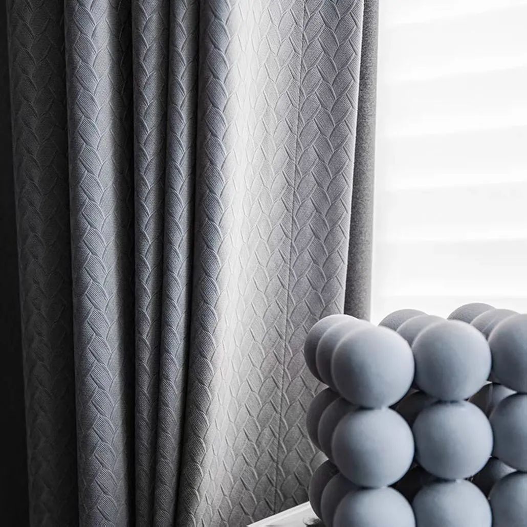 1 Foulola News: 147# Series Blackout Luxury Velvet Curtain details