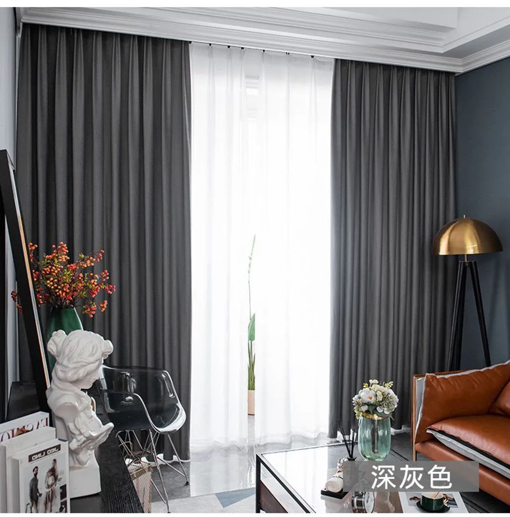 4 Foulola News: 147# Series Blackout Luxury Velvet Curtain manufacture