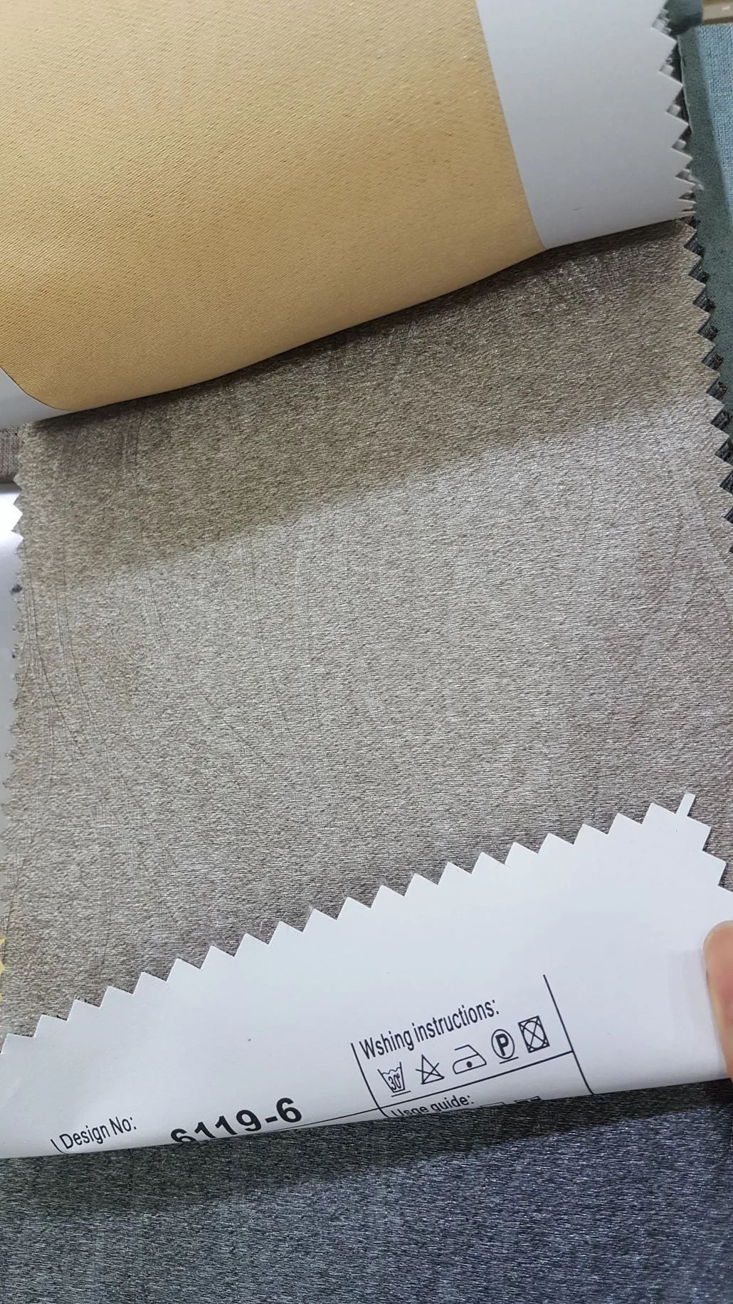 119 Foulola News: 2.8m DY/34# Series, Embossed Linen Style Blackout manufacture