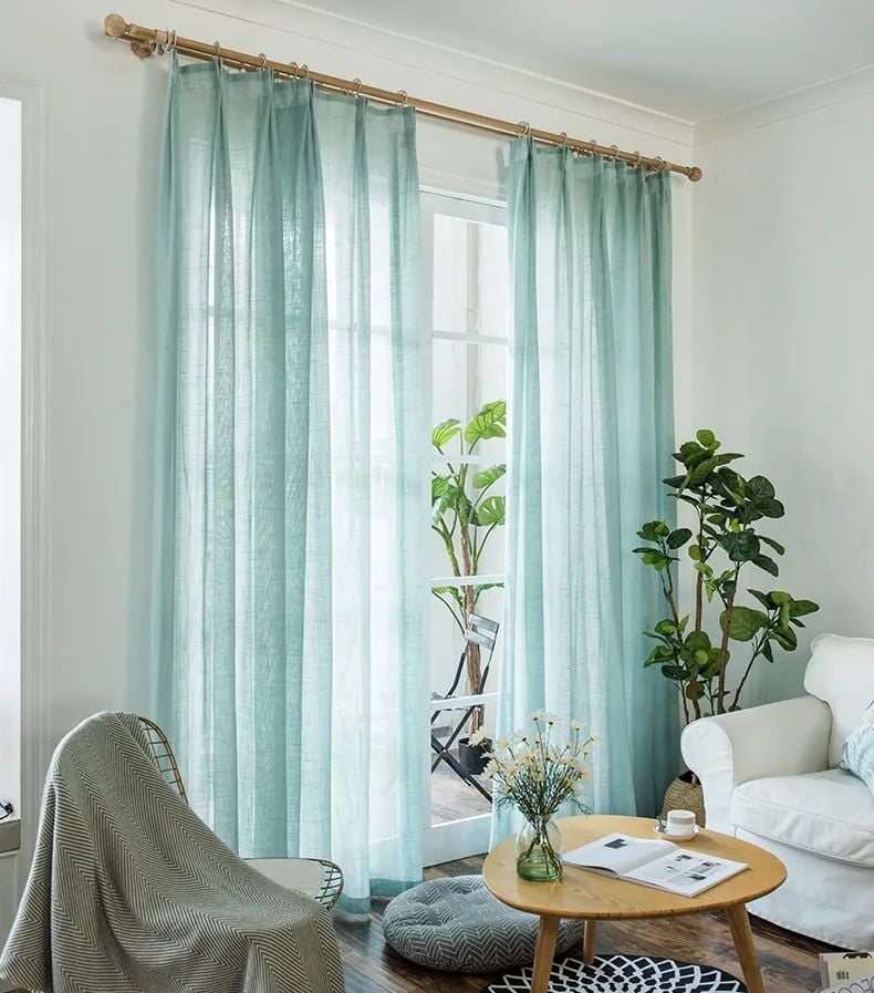 22 Foulola News: SZMS# Series, Cotton/ Polyester Sheer Curtain supplier
