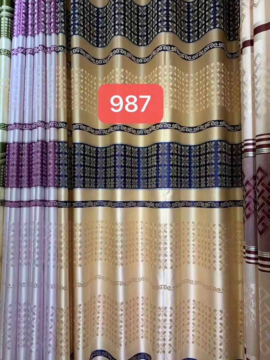 Foulola News: Cheap Jacquard Curtain Fabric. Width 280cm, factory