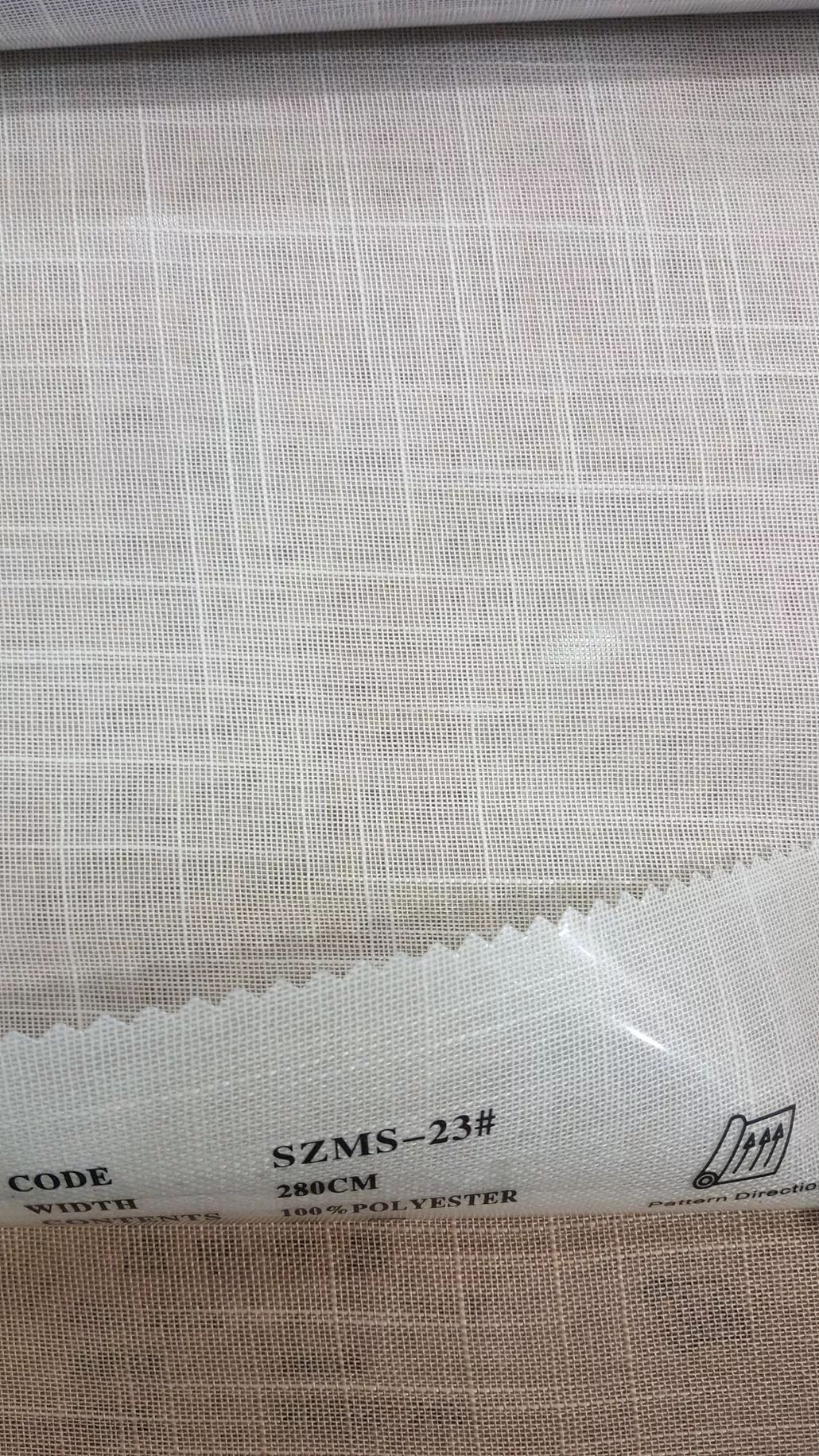 27 Foulola News: SZMS# Series, Cotton/ Polyester Sheer Curtain supplier