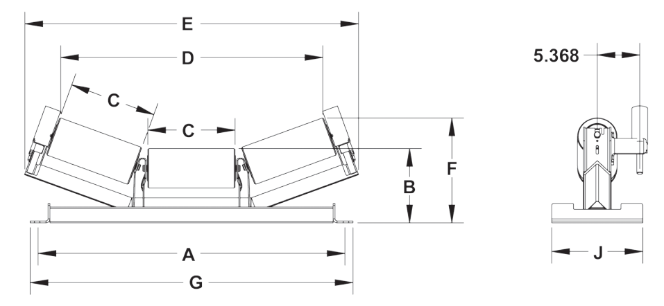 Self-Aligning Troughting Idler manufacture