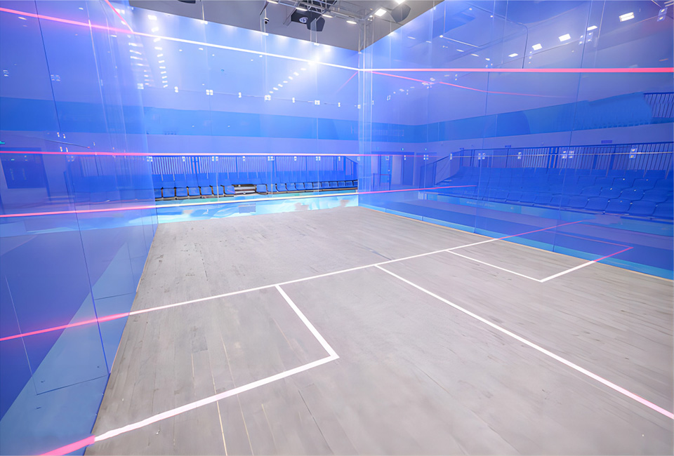 MCG High-Quality Panoramic Squash Court for Professional Use details