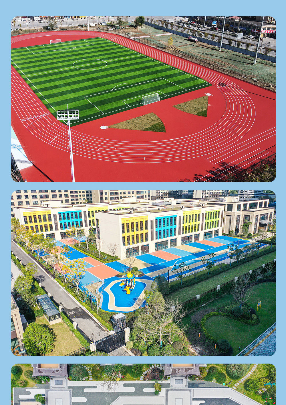 Epdm Colorful Rubber Granules Molding Plastic Track for School Sports Field Park Powder Infill Usage details