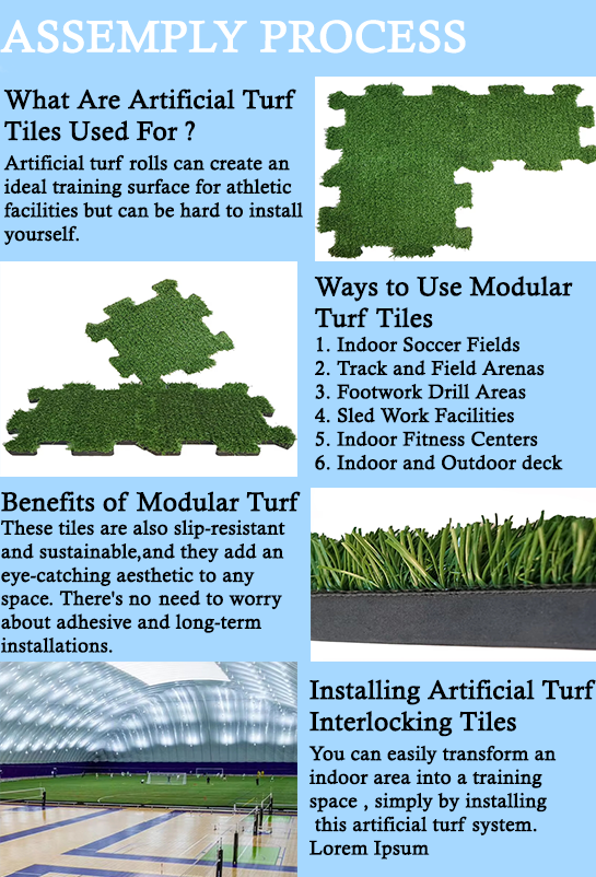 MCG High Quality Indoor Artificial Plastic Turf High-Density Suspended Synthetic Lawn High-End Synthetic Grass Type manufacture