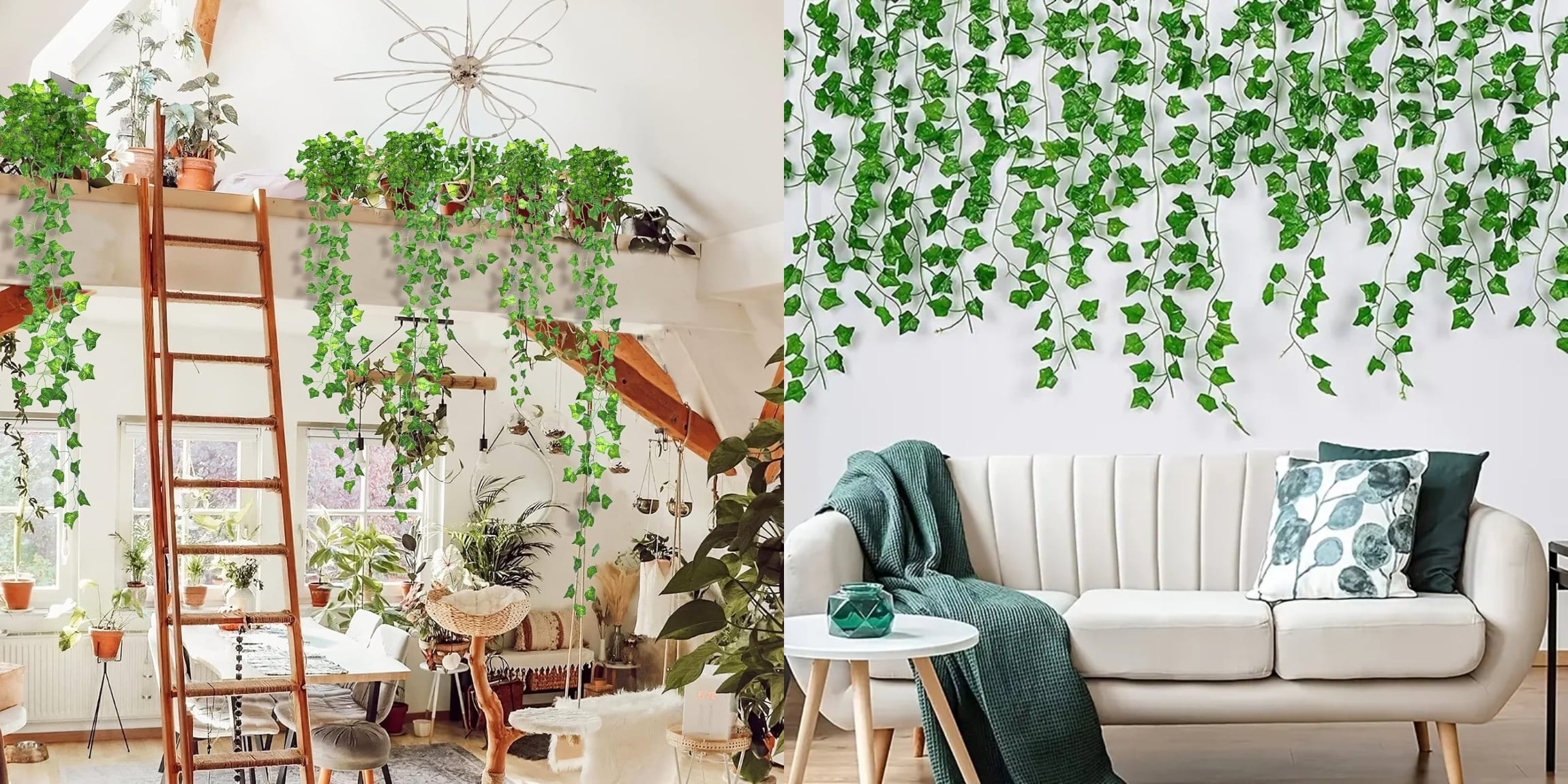 MCG Modern UV Certified Artificial Plant Novelty Metal Plastic Fabric Wall Design Simulated Ivy for Restaurants and Weddings factory