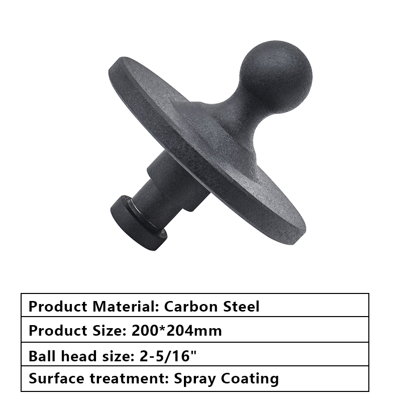 Wheel Gooseneck Ball Hitch Adapter 2-5/16'' Kingpin to Towing Fit for Tractor Trailer Fifth Wheels manufacture