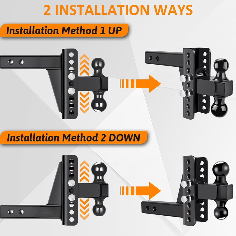 Adjustable Trailer Hitch Drop Tow Hitch Ball Hitches for Trucks manufacture