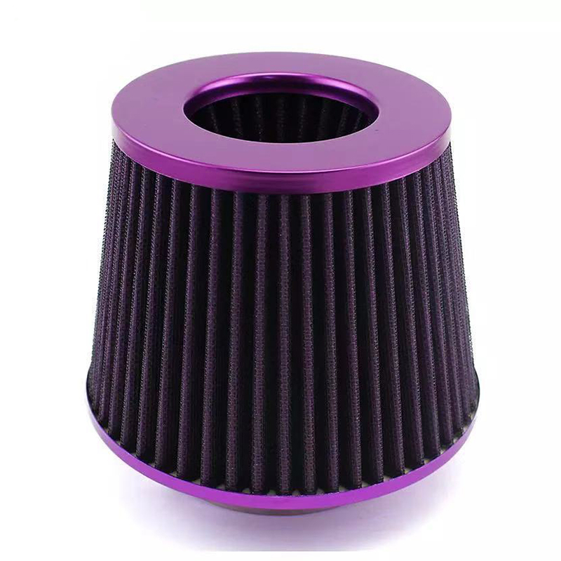 High-Flow Car Performance Sport Air Filter with Cone Modification Aluminum Inlet Car Air Intake Tube Filter details