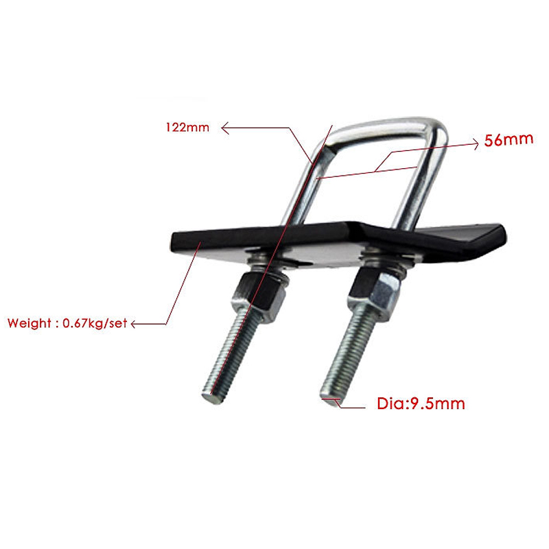 Heavy Duty Steel Trailer Hitches Tightener Anti-Rattle Stabilizer Hitch Cover Tow Hook Compatible 2\" Hitches Carbon Steel supplier