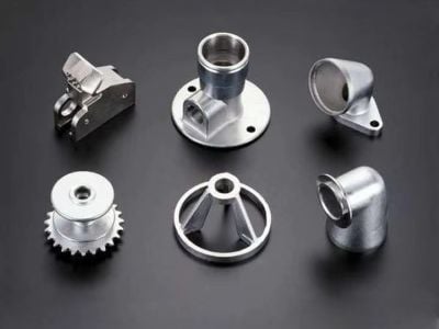 What are the materials and processes for carbon steel castings?