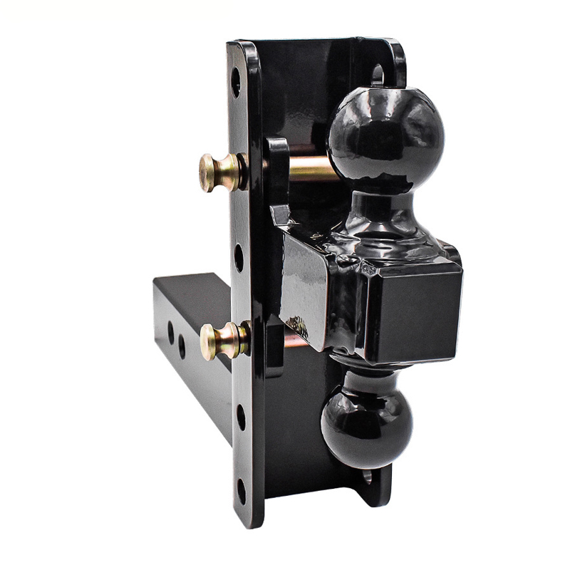2-Ball Triple Ball Swivel Adjustable 6-Hole Drop Turn Trailer Tow Hitch Mount 2'' Receiver with Durable Parts & Accessories supplier