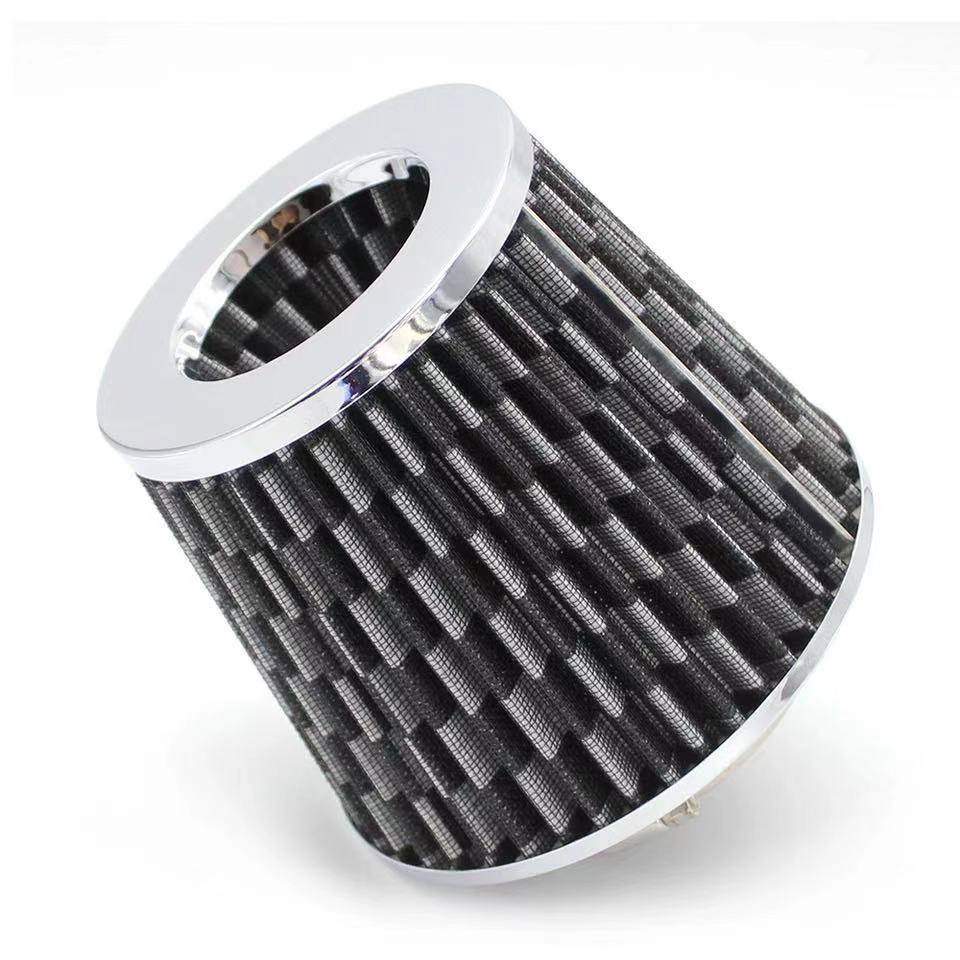 High-Flow Car Performance Sport Air Filter with Cone Modification Aluminum Inlet Car Air Intake Tube Filter manufacture