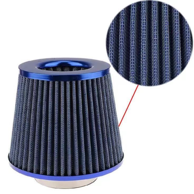 High-Flow Car Performance Sport Air Filter with Cone Modification Aluminum Inlet Car Air Intake Tube Filter manufacture