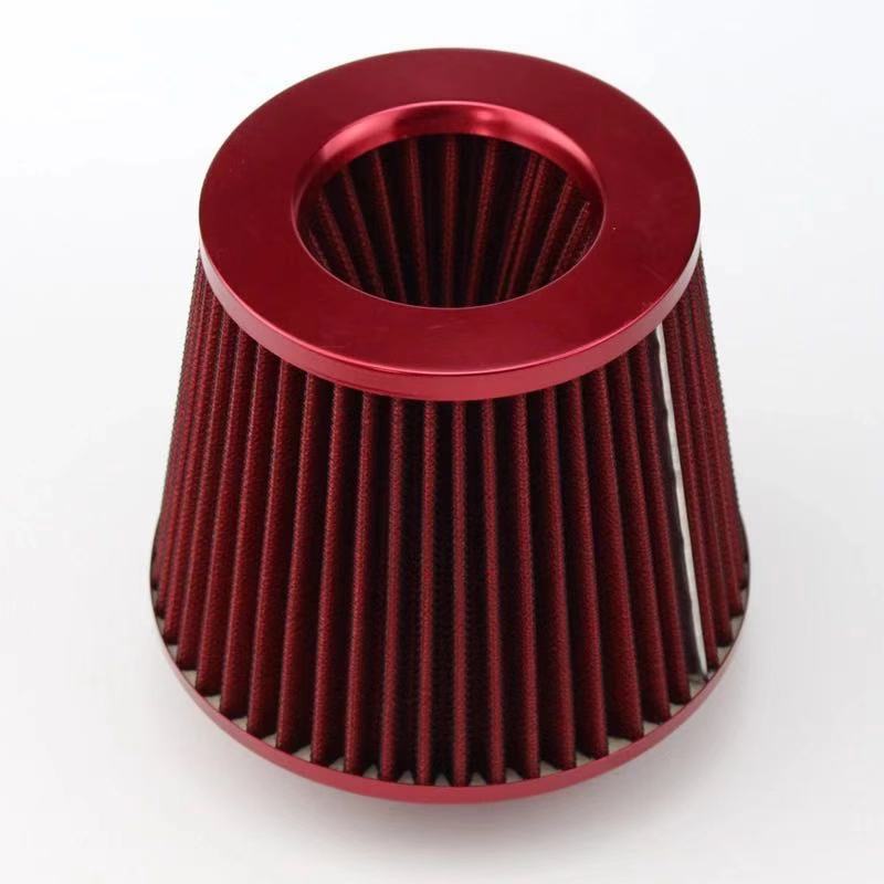 High-Flow Car Performance Sport Air Filter with Cone Modification Aluminum Inlet Car Air Intake Tube Filter manufacture