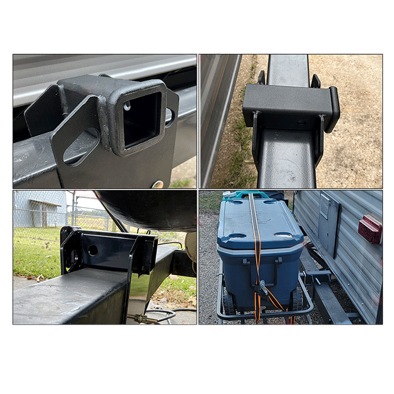 Heavy Duty 4x4 Inch Square RV Bumper Rack Hitch Receiver Trailers Parts & Accessories for Towing supplier