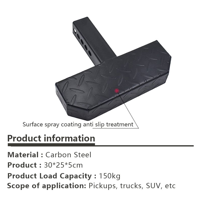 Multifunctional SUV Trailer Parts Accessories New Condition Solid Iron Bumper Hitch Step Bar Guard Steel Material Includes Hitch supplier