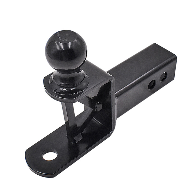 Carbon Steel Road Towing Hitch Receiver Ball Mount Adapter With 1 7/8 Inch Trailer Ball for ATV UTV details
