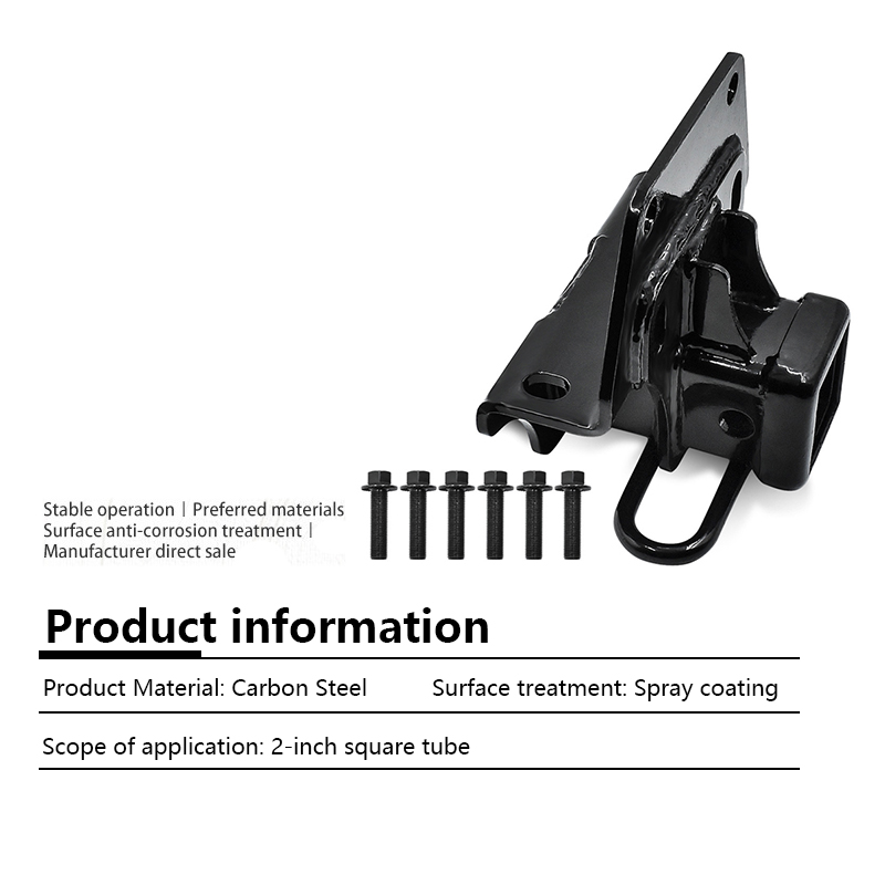 2-Inch Carbon Steel Hitch Tow for Trailer Suspension Lock and Plug-Used Exterior Accessory Hitch Receiver supplier