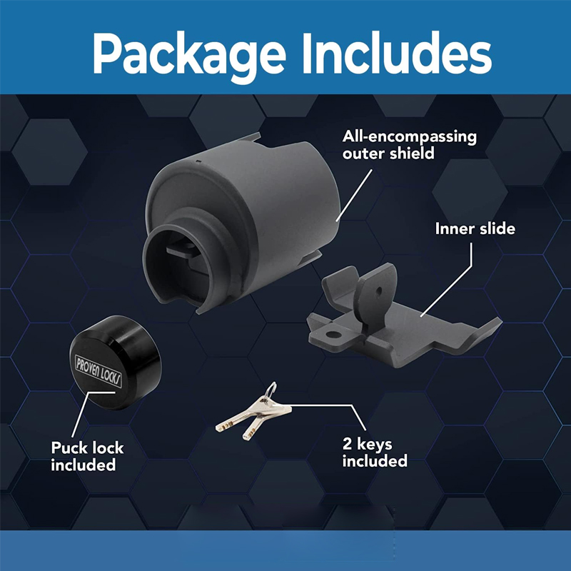 Heavy Duty Trailer Lock Fits Select Cast-Steel 2 5/16-Inch Adjustable Couplers for USA supplier
