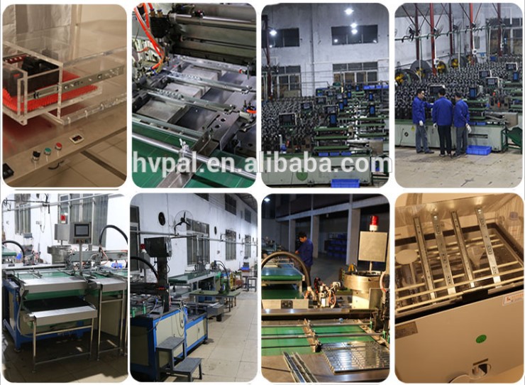 CF multi folding table slide 5kg 300mm length cold board table slide rails factory
