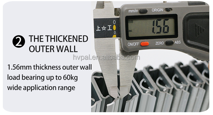CF multi folding table slide 5kg 300mm length cold board table slide rails details