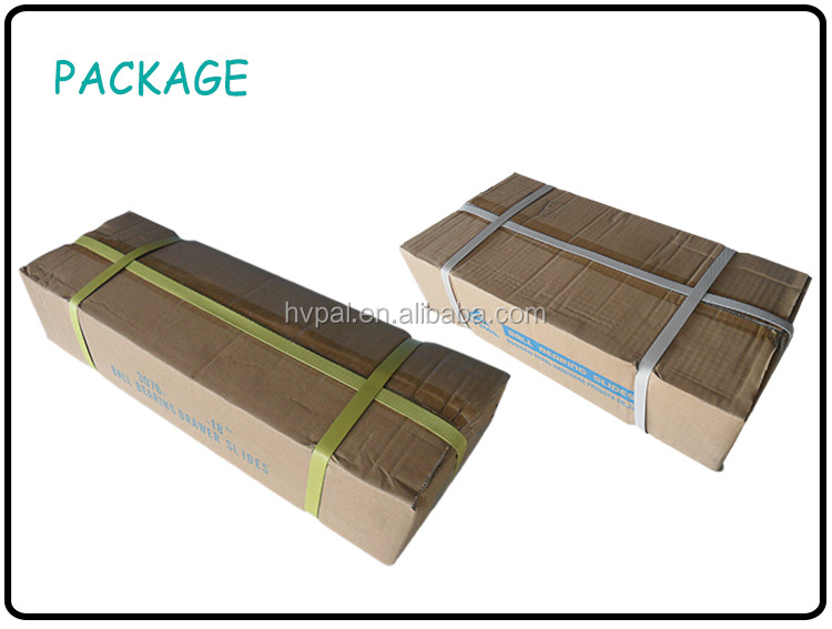 Telescopic Channel Furniture Hardwar Kitchen Heavy Duty Locking Telescopic Slides Rails manufacture