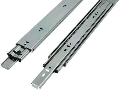 What size drawer slides for kitchen cabinets