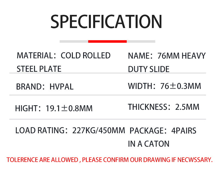Heavy Duty Soft Closing Undermount Box Drawer Slide Rails manufacture